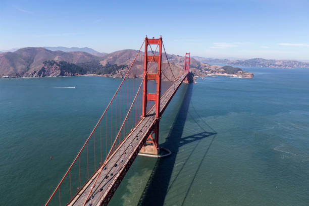 istock Golden Gate Bridge and San Francisco Bay Aerial View 1160027244