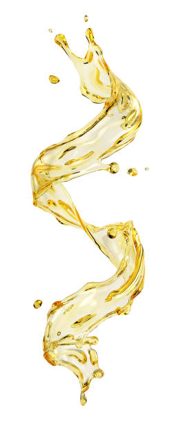 istock Splash of gold isolated on a white background. 3d illustration 1160029099