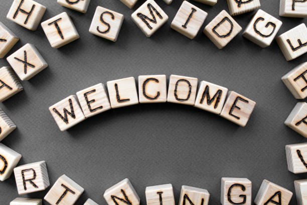 istock the word welcome wooden cubes 1160029832