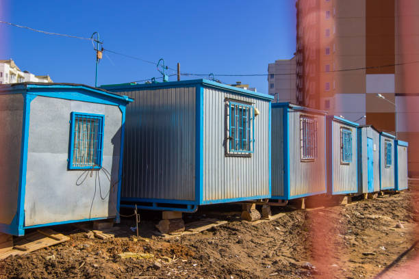 istock Construction change house. dog house. utility room 1160030573