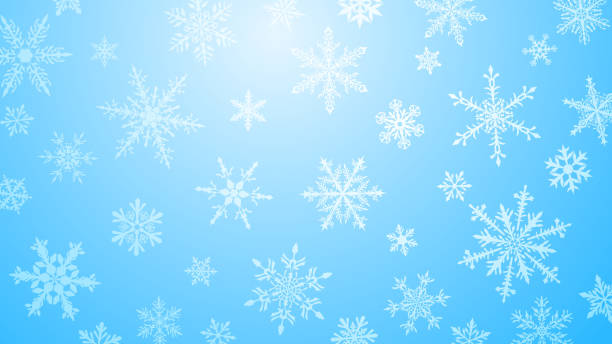 istock Christmas background of snowflakes 1160030915