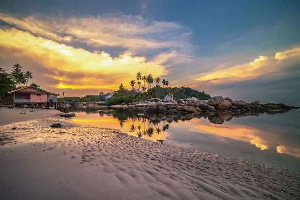 Photo of Panorama Sunset at bintan island wonderful Indonesia