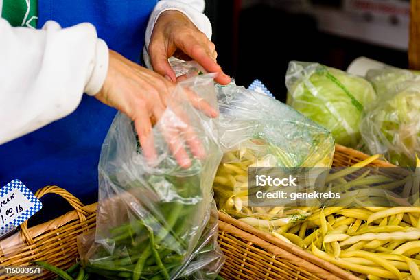 빈 포장 채소에 대한 스톡 사진 및 기타 이미지 - 채소, 가방, 시장-소매점