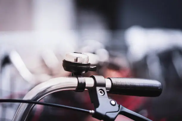 Photo of Vintage Bicycle Handlebar Resting in the