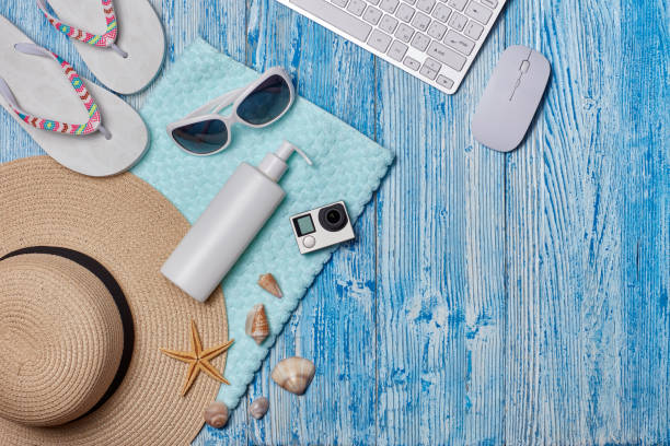 istock Beach accessories, Sea vacation 1160037713
