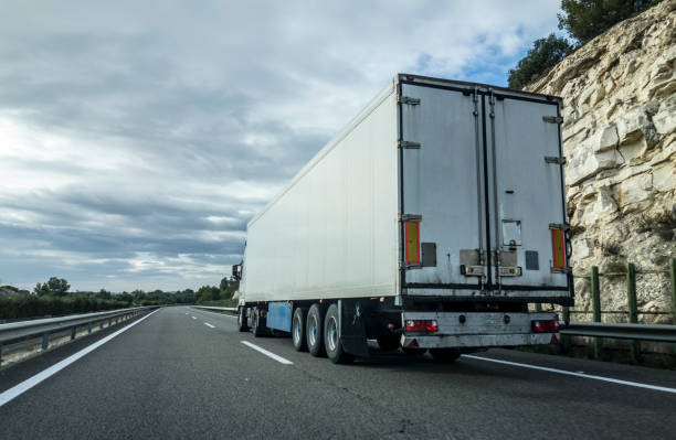 istock Truck on the road 1160039417