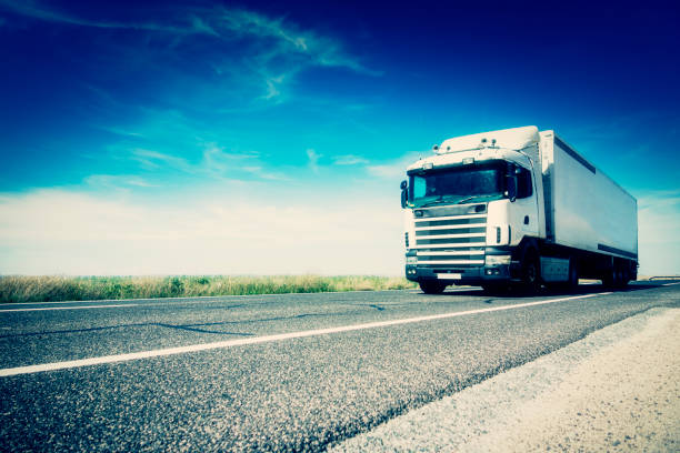 istock Truck on the road 1160039475