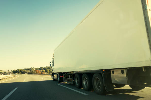 istock Truck on the road 1160039480