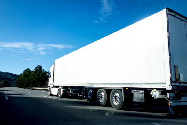 istock Truck on the road 1160039545