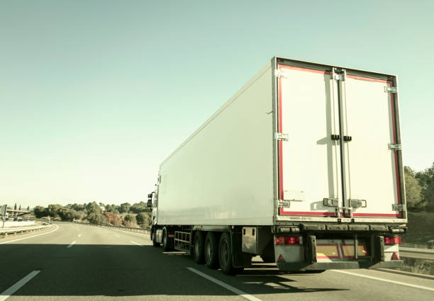 istock Truck on the road 1160039563