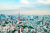 東京タワー、日本の通信・観測塔します。2010 年新東京スカイツリーが日本の最も高い建物になったときまで日本で最も高い人工構造だった。