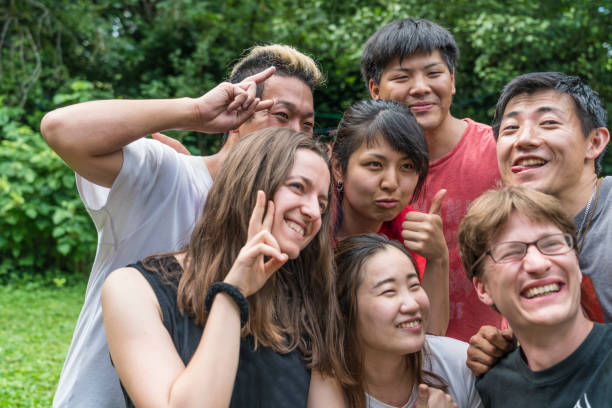 istock Best friends taking selfie at picnic 1160047653