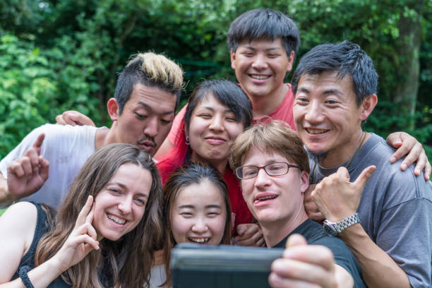 istock Best friends taking selfie at picnic 1160047767
