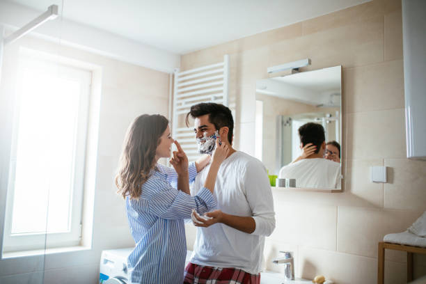 istock Morning preparations are much more fun with you 1160049405