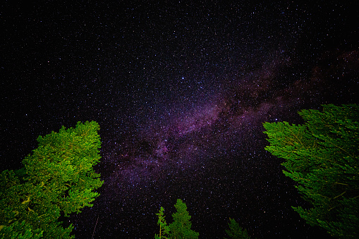 Milky Way as viewed in the mountains of Idaho
