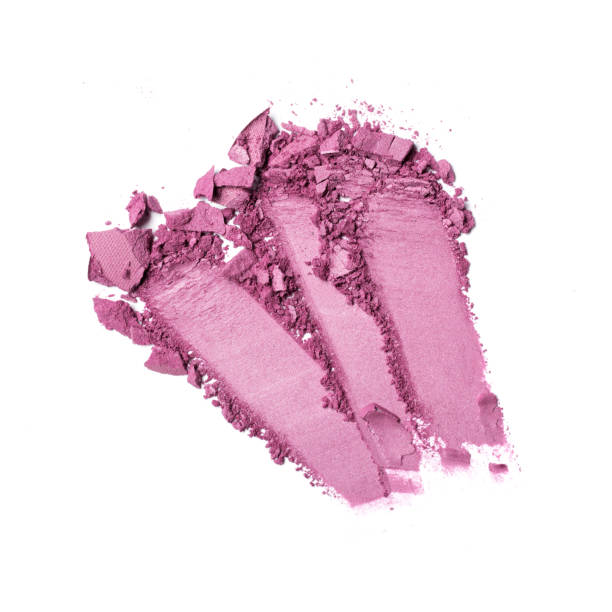 istock Brush stroke of crushed bright purple eye shadow 1160054330