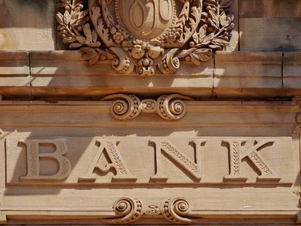 istock Vintage  Bank  Sign 1160055245