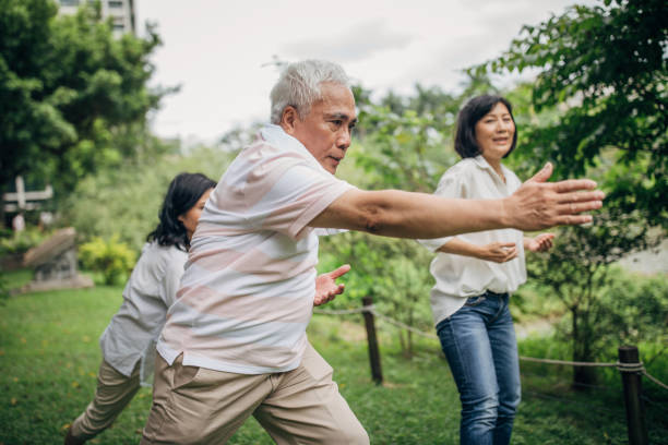 istock Tai Chi in park 1160055463