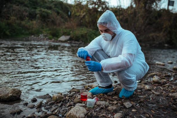 istock Scientist examing toxic water 1160056062