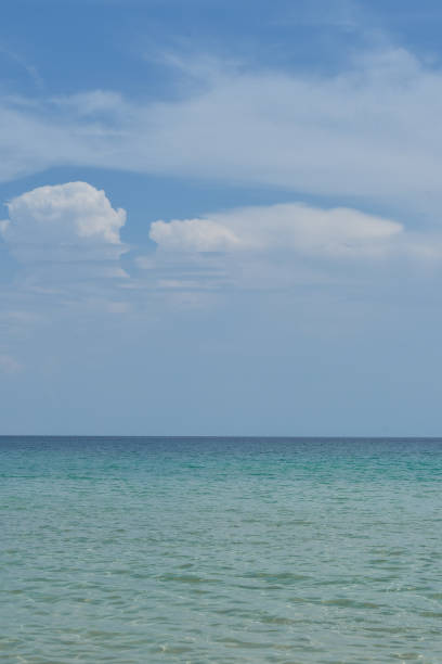 istock Beautiful tropical sea under the blue sky. 1160059636