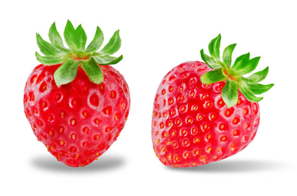 istock Strawberry on a white isolated background 1160070113