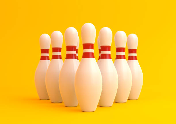 White skittles isolated on pastel yellow background. Minimal creative concept. 3D rendering illustration