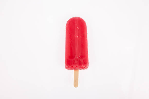 istock Tasty and refreshing popsicles on white background 1160073692