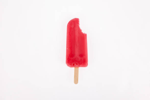 istock Tasty and refreshing popsicles on white background 1160073711