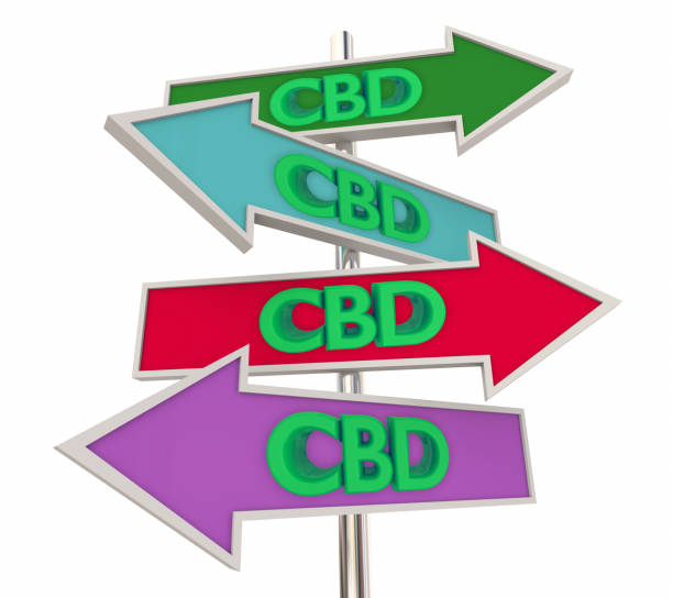 istock CBD Cannabidiol Marijuana Cannabis Arrow Signs Directions 3d Illustration 1160073751