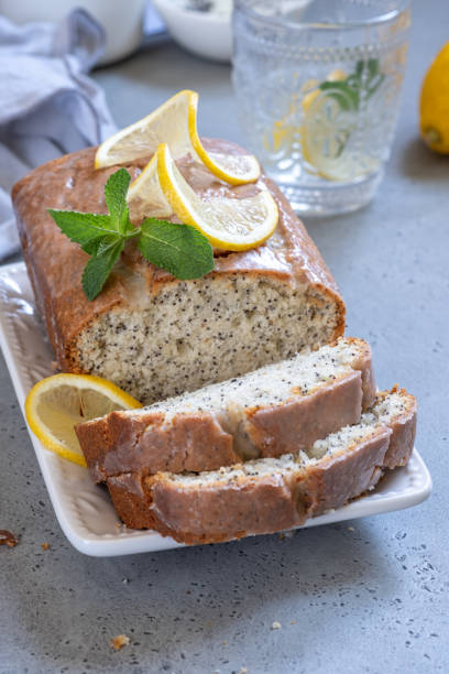 istock Lemon and poppy seed pound cake 1160073874