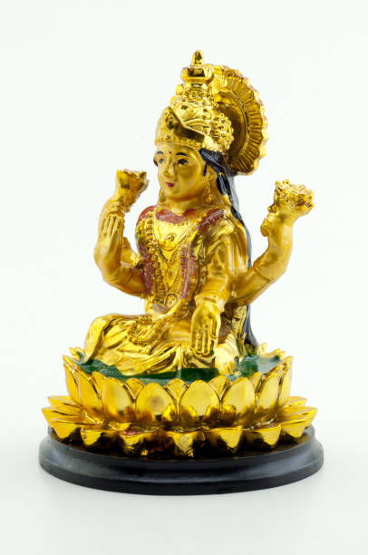 istock Portrait of a Buddha statue isolated on white background 1160076284
