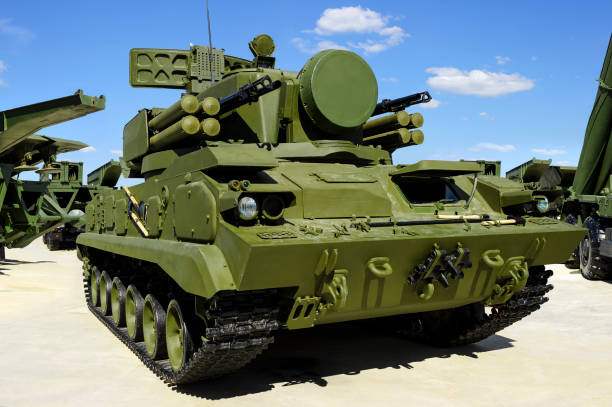istock Military combat crawler vehicle 1160078142