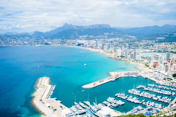 istock View to Calpe town. 1160078149