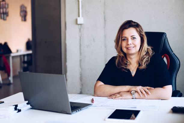 istock Woman clerk working in the office 1160080349