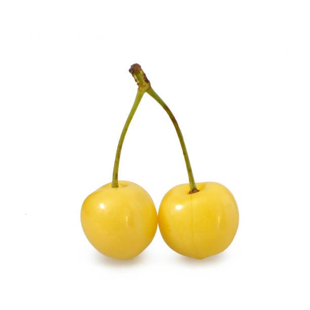 istock Sweet cherries isolated on white background 1160087582