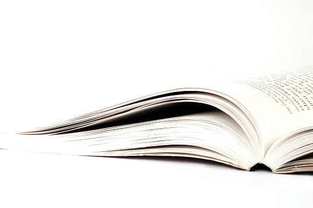 istock An open book with a close-up of its pages 116009088