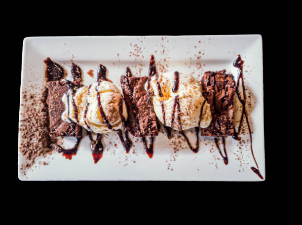 istock Ice cream  dessert with caramel and chocolate 1160095223