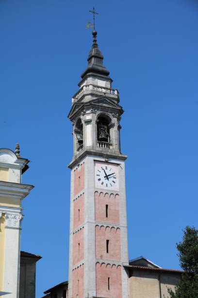 istock Belltower at piazza s. graziano in Arona, Italy 1160095916