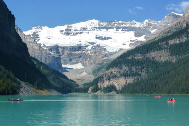 istock Canoeing on Lake Louise 1160104867