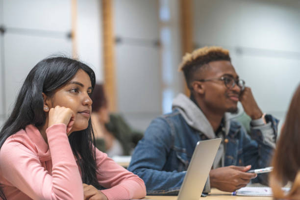 istock A multi-ethnic group of students listen in lecture 1160108849