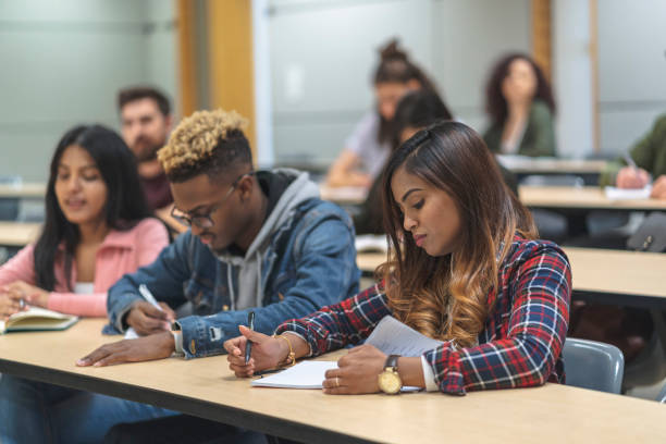 istock A multi-ethnic group of students listen in lecture 1160108861
