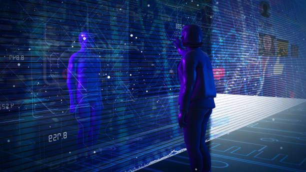 istock woman and man interacting with digital space 1160109187