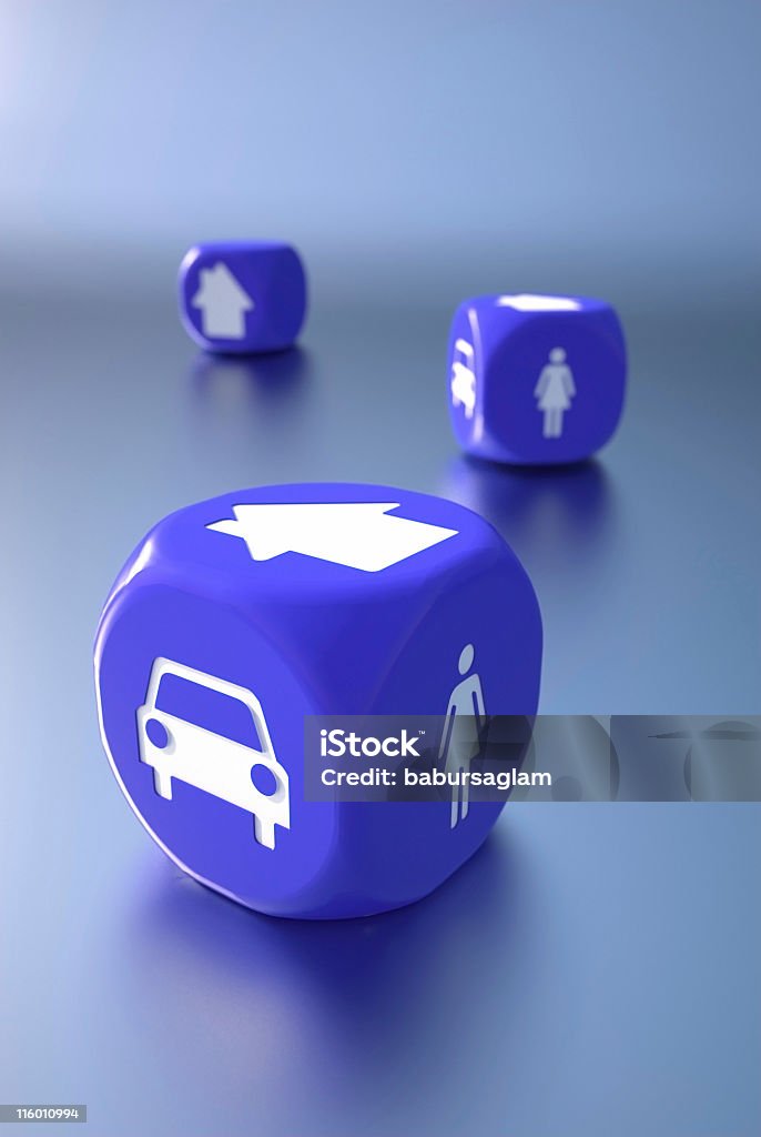 dices de vida - Royalty-free Carro Foto de stock