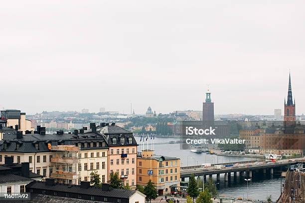 Photo libre de droit de Brouillard De Stockholm banque d'images et plus d'images libres de droit de Pluie - Pluie, Stockholm, Arbre