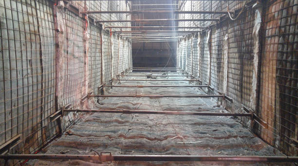 istock Struts Holding Coke Oven Under Revamp. 1160120157