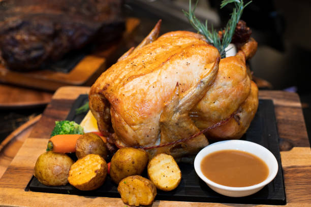 istock Barbecue Roast whole body Turkey Chicken 1160121909