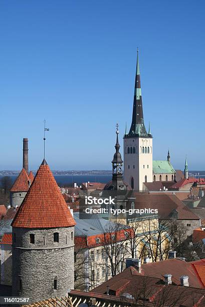 Средневековая Таллине — стоковые фотографии и другие картинки Gulf Of Finland - Gulf Of Finland, UNESCO - Organised Group, Балтийское море