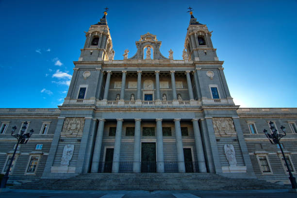 istock Cathedral of Almudena. Sunny Day. Madrid, Spain. 1160125961