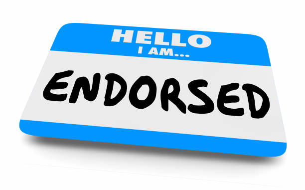 istock Endorsed Approved Official Endorsement Name Tag 3d Illustration 1160127679