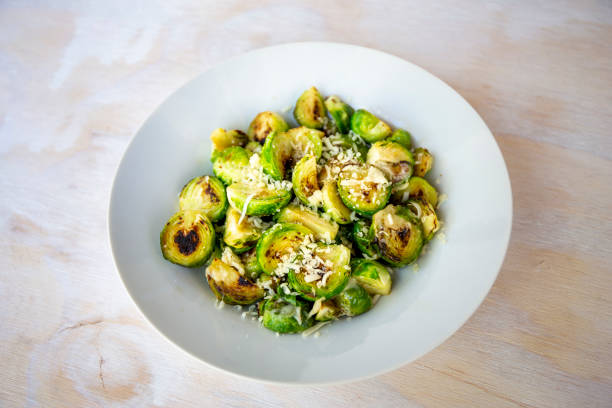 istock Homemade Roasted Brussel Sprouts 1160133327